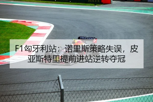 F1匈牙利站：诺里斯策略失误，皮亚斯特里提前进站逆转夺冠